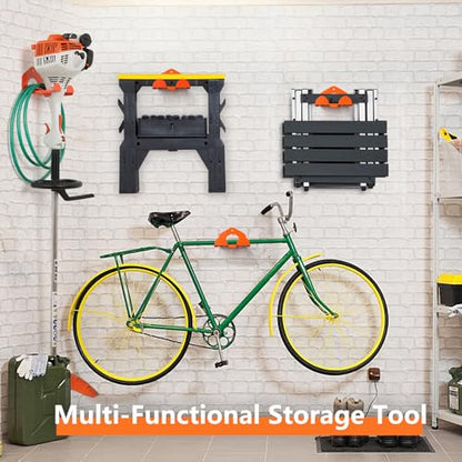 reliahom 2Pack Garage Organization Weed Eater Hanger, Heavy Duty Organizer