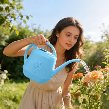 Plant Watering Can - Sky Blue - 1/2 Gallon - color: Sky Blue