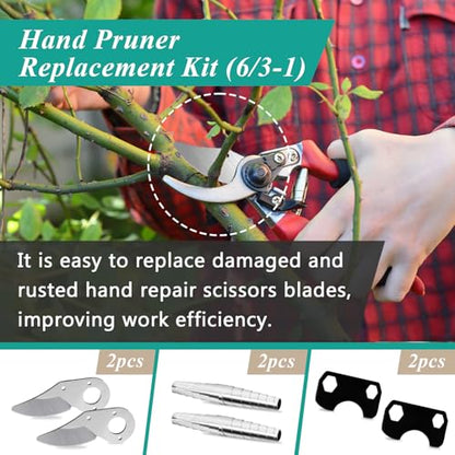2 Pcs Hand Pruner Replacement Kit (6/3-1) for Felco Pruners Models