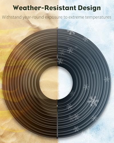 Pawfly 200FT 1/4 Drip Irrigation Tubing, Black Distribution Tubing - size: 200 FT 1/4" PE Drip Irrigation Tubing