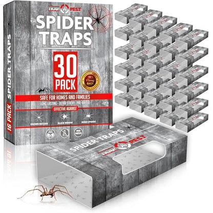 Trap a Pest Indoor Sticky Spider Traps - Glue Traps - 30 Pack - size: 30 Pack