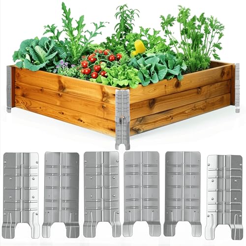 8" Pallet Collar Hinges - 12 PCS 3 Layers - Perfect for Custom-Depth Raised Garden Beds, Pet Enclosures, and Home Storage Solutions