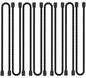 8PCS 12 Inch Silicone Cable Ties, Reusable Bendable Rubber Twist Ties - color: Black, size: 12in(8pcs)
