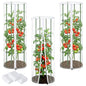 3Pcs 15" x 55" Garden Bird Netting Plant Cover for Round Plant Cage - size: Round Cage CoverS（Cover Only）