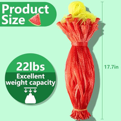 100 Pack Watermelon Nets, Reusable Hanging Melon Support Nets - color: 100pcs