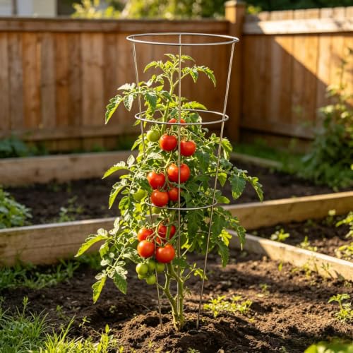 Tomato Cages for Garden up to 33in, Plant Support Trellis