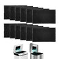 12 Pack Universal Stick-on Trash Can Odor Absorbing Filters Refills - style: Square