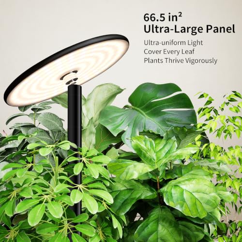 chiphy 69" Grow Lights, 40W Full Spectrum Plant Light for Indoor Plants - color: 2300-6500K, 4/8/12 Timer & 1-23H Timer, Remote