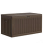 YITAHOME 90 Gallon Large Deck Box - color: Brown, size: 90 Gallon