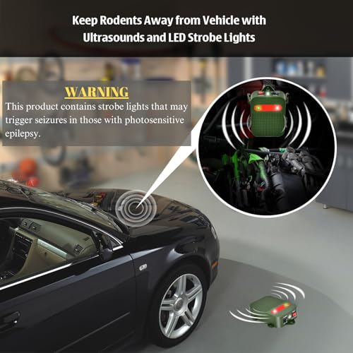 Battery Operated Ultrasonic Rodent Repellent 1Pack