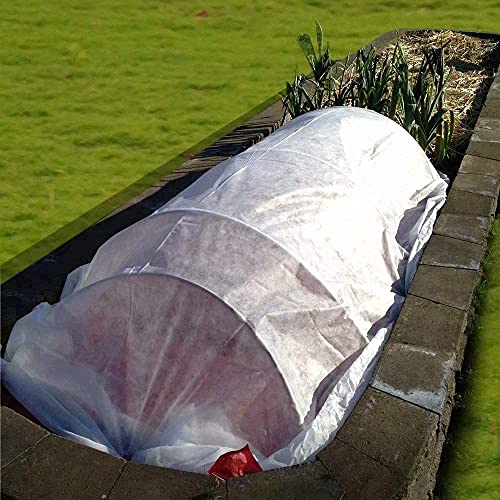 Agfabric 2 Pack Floating Row Covers 0.55oz 10x15Ft Plant Covers Freeze Protection, Frost Cloth for Vegetables - size: 0.55oz,10'*15'