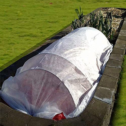 Agfabric 2 Pack Floating Row Covers 0.55oz 10x15Ft Plant Covers Freeze Protection, Frost Cloth for Vegetables - size: 0.55oz,10'*15'