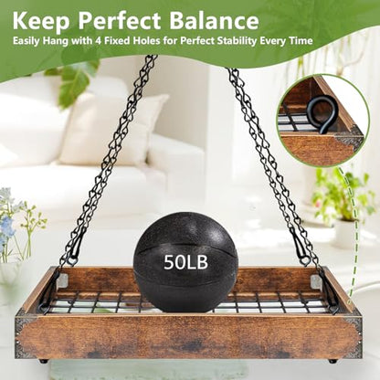 Plant Hanger Indoor Outdoor, 16" Large Hanging Planters for Indoor Plants