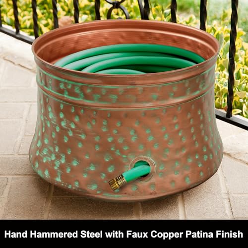 Liberty Garden 1917 Hose Pot, Hammered, Patina