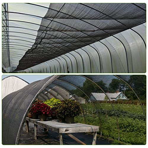 78x10Ft Mosquito Netting Garden Mesh Netting, Fly Bird Net Barrier Hunting Blind Plant Protecting Net, 3x24m,Black - color: Black, size: 10 x 78 ft