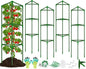 4 Pack Tomato Cages for Garden, Tomato Cage Trellis, Garden Cage Heavy Duty - color: 4 Pack