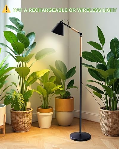 Standing Plant Grow Light, LED Growing Light Full Spectrum for Indoor Plants，4/8/12H Timer, Flow Grow Light for Tall Large Indoor Plants - size: Adjustable Swing-Arm Light
