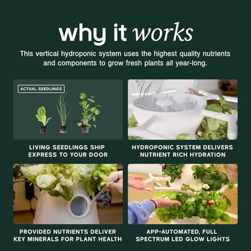Lettuce Grow Farmstand Nook | 4ft 7in Vertical Hydroponic Garden Tower
