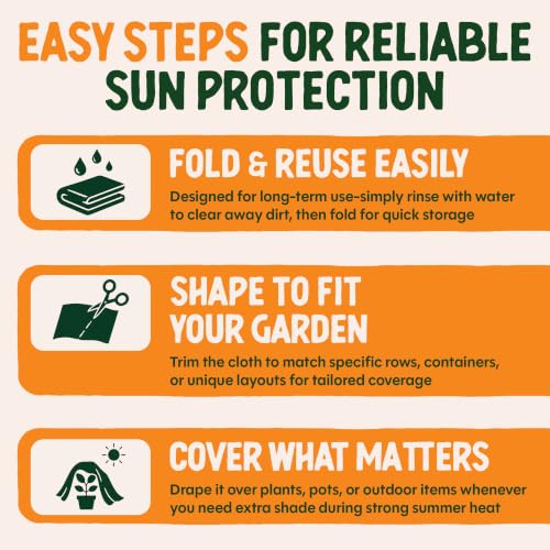 Dalen Scorch Guard - Protect Your Plants from Direct Sunlight - 10x15-in
