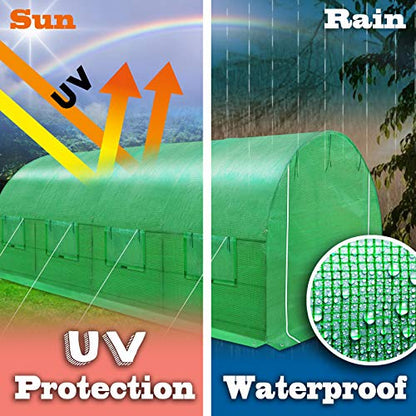 BenefitUSA Replacement Cover for Greenhouse (20'x10'x7') - size: 20'x10'x7'