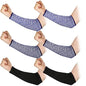 Sintege Arm Sleeves for Thin Skin,12.6 Inch,Light Blue, Dark Blue, Black - color: Light Blue, Dark Blue, Black, size: 12.6 Inch