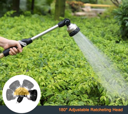 ESOW Watering Wand for Garden, 16 Inch, 9 Patterns, 180° Swivel