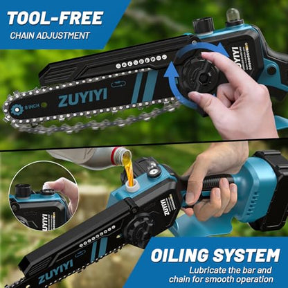 3-in-1 Cordless Pole Saw for Makita 18V Battery, Electric Chainsaw