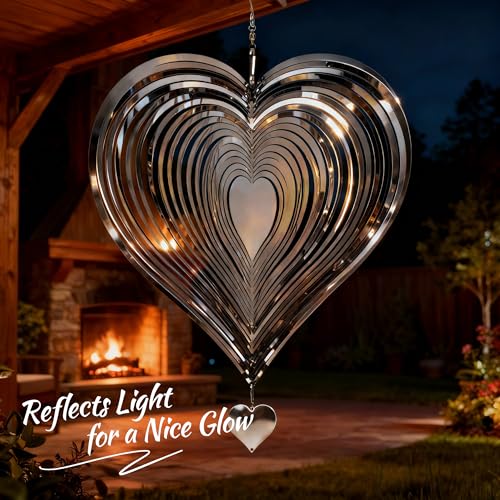 Wind Spinner 12-Inch Garden & Yard Decor, Birthday Gift for Mom - size: 2