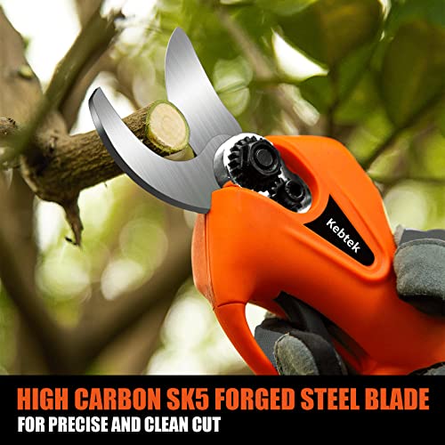 Kebtek Cordless Pruning Shears 25MM Electric Pruners 880G Lightweight