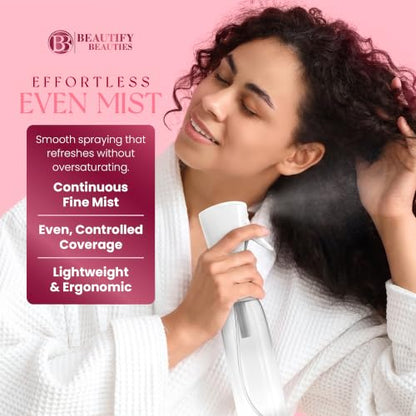 BeautifyBeauties Continuous Spray Bottle for Hair, 6..8 oz Mister Spray - color: Clear, size: 6.8 Ounces