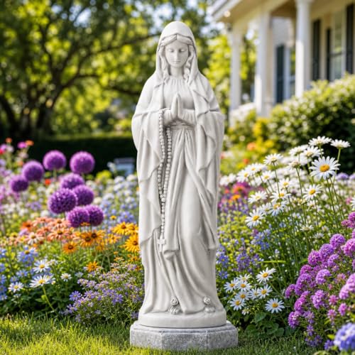 29.9" Virgin Mary Praying Statue Outdoor Garden Decor - size: 29.9" H Praying Virgin Mary
