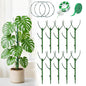 Monstera Plant Support Stakes Indoor - 10 Pack Stackable Garden Trellis for Potted Climbing Pothos Support - Durable All-in-One Tall Plant Sticks Pole for Modern Home Gardening (10 Pack)
