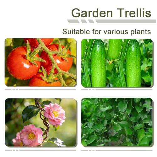 Garden Trellis, 47” Plant Trellis for Climbing Plant, 1 Pack Plant Support
