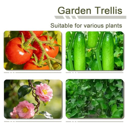 Garden Trellis, 47” Plant Trellis for Climbing Plant, 1 Pack Plant Support