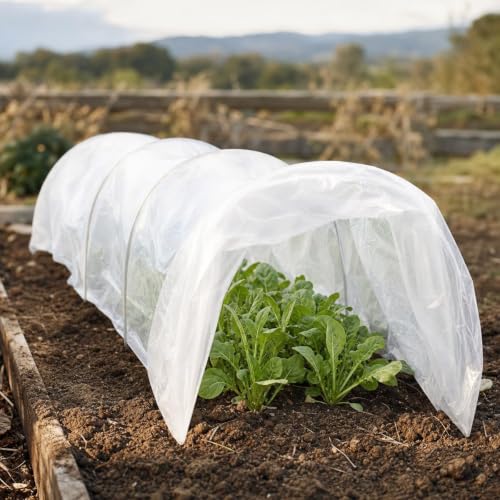 Plant Covers Freeze Protection,10x50FT Frost Cloth Row Covers - size: 10X50FT