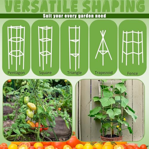 200 Pcs Adjustable Plant Stake Arm for Tomato Cage 11" Stake Connector
