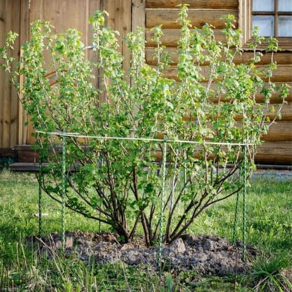 36 Inch Fiberglass Eco Friendly Garden Stakes 3ft 15 Pack - Durable, Lightweight, Tomato, Tree, Strawberry, Plant, Support Fencing Stakes with Patterned Surface, 5/16" Diameter