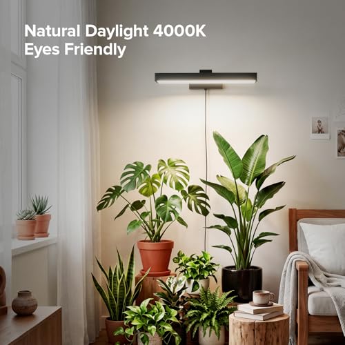 SANSI Wall Mounted Grow Lights for Indoor Plants, 35W LED Plant Lights