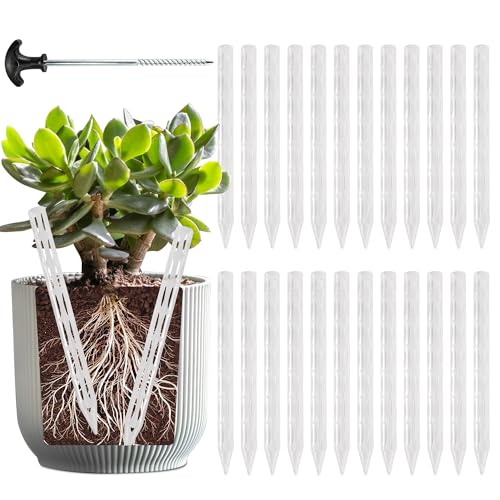Plant Aeration Tubes for Pots -Root Rot Prevention,Prevent Overwatering for Healthy Roots. Plant Accessories,8.2 Inch Length Suitable for All Types of Flower pots （15+1）