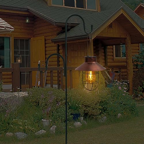 MIPON Adjustable 78/62/46/30 Inch Double Shepherds Hooks or Outdoor