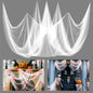 2Pcs 33x10ft Mesh Mosquito Net, Also for Halloween White Gauze Cloth - color: White, size: 13x10ft