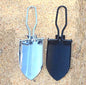 Toasis Garden Trowel Mini Outdoor Foldable Hand Shovel (Silver & Black-2pcs) - color: Silver & Black-2pcs