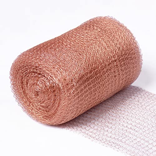 Copper Mesh Rodent Control 5in x 32ft, Rustproof, 0.17mm Wire, Double Layer - size: 5in x 32ft