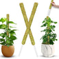 DUSPRO 2 Pack 22" Natural Stackable Moss Pole for Plants Monstera - color: 2 Pack Natural