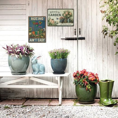 12x8″ Welcome to My Garden Sign, Garden Decor for Outside, 2681 - style: Welcome Garden