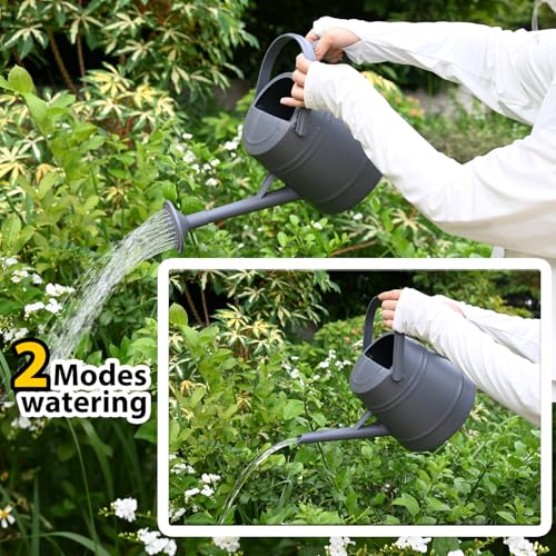 1 Gallon Watering Can for Plants - color: Dark Grey