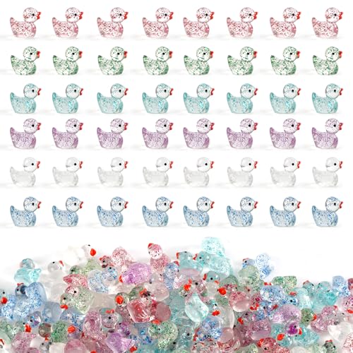 48 PCS Mini Colorful Resin Party Decor, Small Miniature Décor,