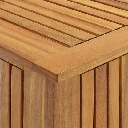 vidaXL Garden Storage Box 23.6"x19.7"x22.8" Solid Wood Acacia - size: 23.6" x 19.7" x 22.8"