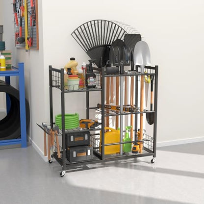 EVERHANGER Garden Tool Organizer, Garage Tool Storage Organization - size: Large
