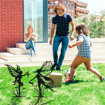 Decorative Garden Stakes, Fairy Garden Statues for Home and Garden (6)